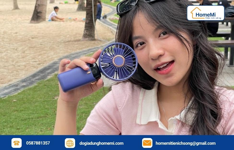 Cấu tạo cơ bản của quạt mini cầm tay và cách hoạt động