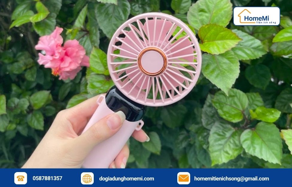 Những sai lầm thường gặp trong cách sử dụng quạt mini cầm tay