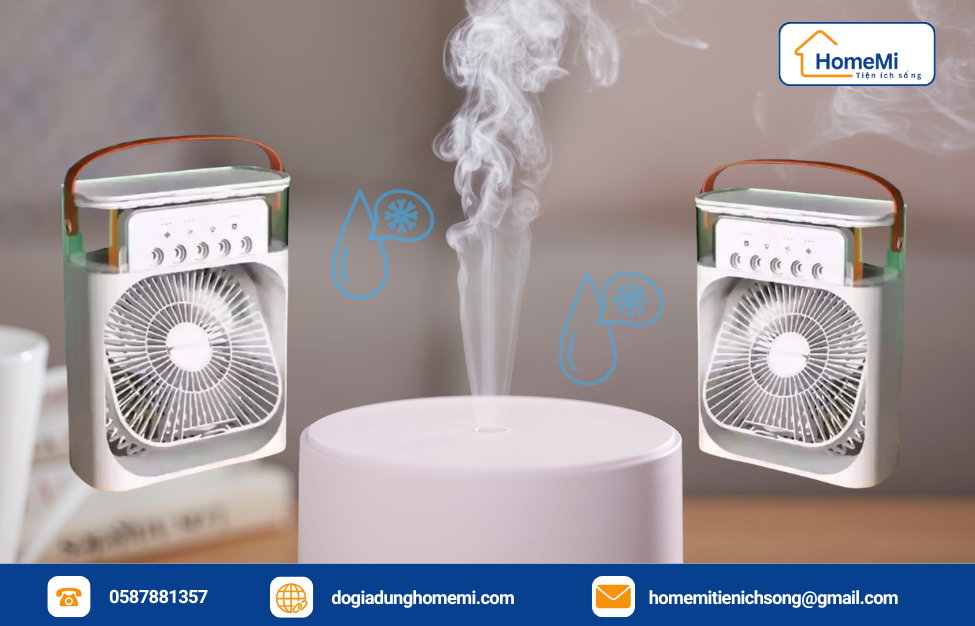 hướng dẫn sử dụng quạt điều hòa mini