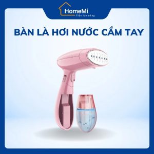 Bàn là hơi nước HomeMi – là phẳng nhanh, dễ mang theo.