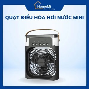 HomeMi – quạt điều hoà tích điện phun sương mát lạnh.