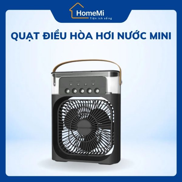 HomeMi – quạt điều hoà tích điện phun sương mát lạnh.