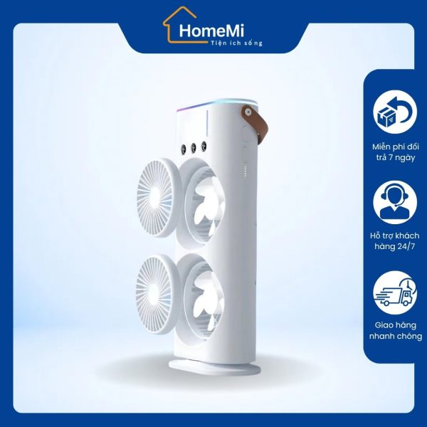 Giải nhiệt mùa hè cùng quạt tích điện HomeMi