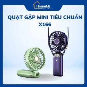 Quạt gấp mini HomeMi thiết kế gọn nhẹ, tiện mang theo mọi nơi.