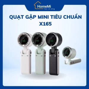 Mẫu quạt gấp tiêu chuẩn X165 HomeMi – mát mẻ mọi lúc.