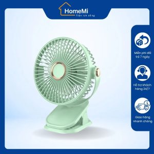 Quạt kẹp nhỏ gọn HomeMi – điều chỉnh linh hoạt theo nhu cầu.