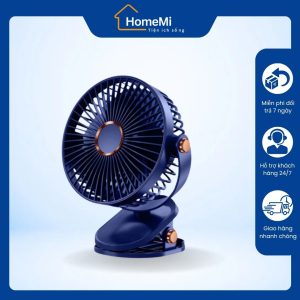 Quạt kẹp nhỏ gọn HomeMi – điều chỉnh linh hoạt theo nhu cầu.