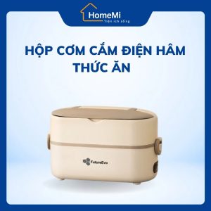 Hộp cơm hâm nóng điện HomeMi – giữ ấm lâu, dễ mang.
