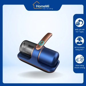 HomeMi – máy hút bụi không dây màu xanh tiện dụng.