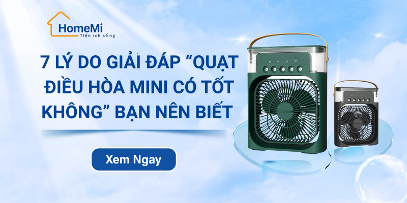 cách sử dụng quạt điều hòa hơi nước mini